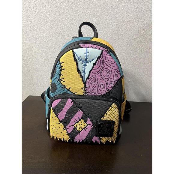 🆕Loungefly Disney Faux leather Nightmare Before Christmas Sally Mini Backpack‎
